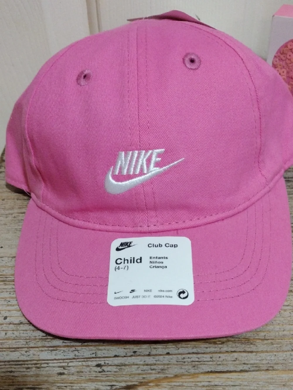 Nike Pink Child Club Cap (4-7 Youth) 🆕